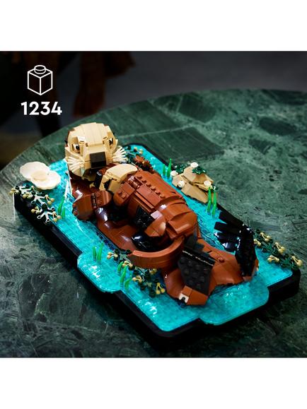 LEGO Ideas 21366 Floating Sea Otters Arts & Crafts Kit - view 2, Multi