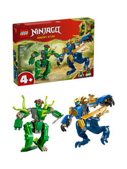 LEGO Ninjago 71853 Jay's Dragon Mech Fight Building Set, Multi
