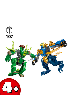 LEGO Ninjago 71853 Jay's Dragon Mech Fight Building Set - view 2, Multi
