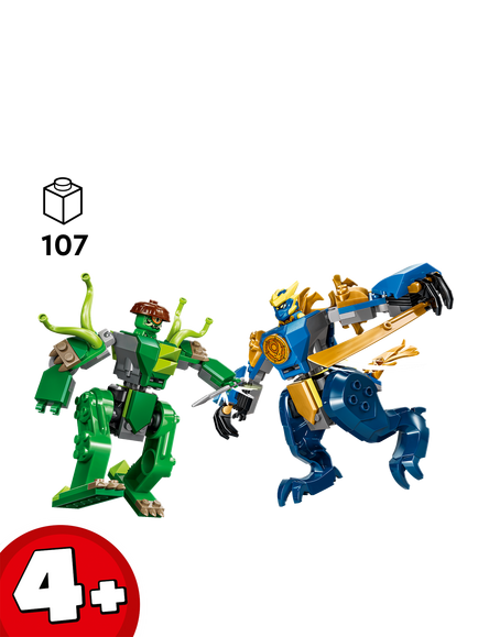LEGO Ninjago 71853 Jay's Dragon Mech Fight Building Set - view 2, Multi