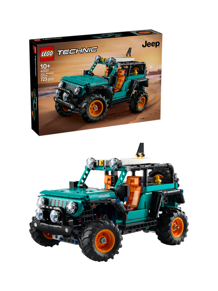 LEGO Technic 42227 Jeep Wrangler Rubicon SUV Car Toy, Multi