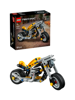 LEGO Technic 42225 Yellow Motorbike Toy, Multi