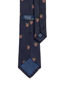Polo Ralph Lauren Silk Repp Club Tie, Navy - view 2, Navy