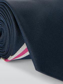 Ralph Lauren Woven Pure Silk Tie, Navy - view 2, Navy