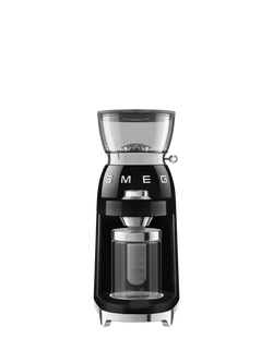 Smeg CGF03BLUK Multi-Purpose Coffee Grinder, Black, Black