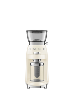 Smeg CGF03CRUK Multi Purpose Coffee Grinder, Cream, Cream