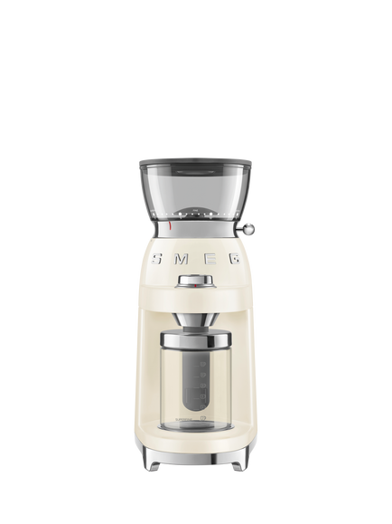 Smeg CGF03CRUK Multi Purpose Coffee Grinder, Cream, Cream