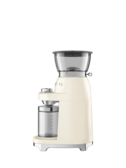 Smeg CGF03CRUK Multi Purpose Coffee Grinder, Cream - view 2, Cream