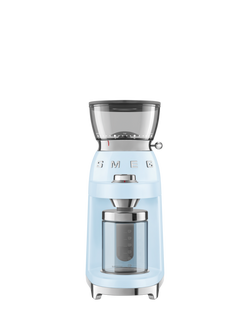 Smeg CGF03PBUK Multi Purpose Coffee Grinder, Pastel Blue, Pastel Blue