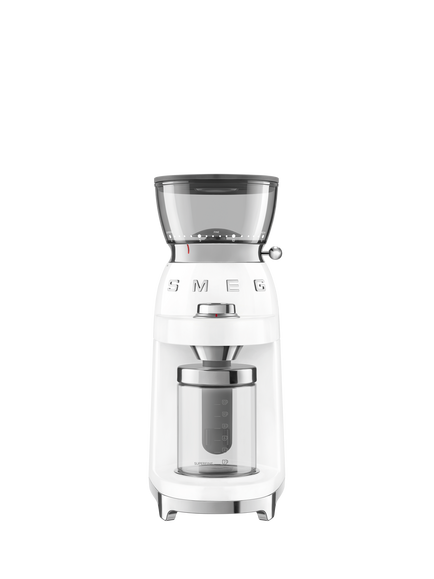 Smeg CGF03WHUK Multi Purpose Coffee Grinder, White, White