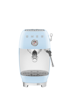 Smeg ECF03BLUK Cold Brew Espresso Coffee Machine, Pastel Blue