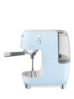Smeg ECF03BLUK Cold Brew Espresso Coffee Machine - view 2, Pastel Blue