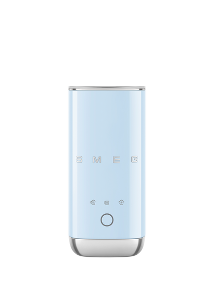 Smeg MFF02BLUK Mini Milk Frother, Pastel Blue