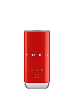Smeg MFF02BLUK Mini Milk Frother, Red