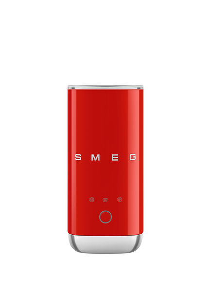 Smeg MFF02BLUK Mini Milk Frother, Red