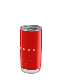 Smeg MFF02BLUK Mini Milk Frother - view 2, Red