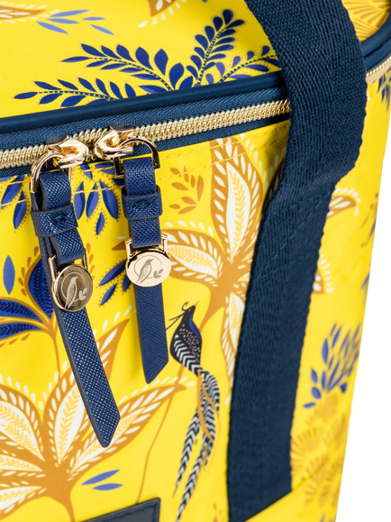 Sara Miller Anniversary Insulated Picnic Cooler Bag, 8L, Yellow - view 2, Yellow