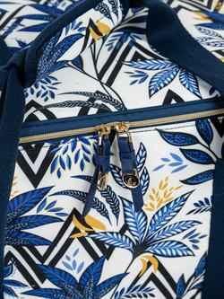 Sara Miller Anniversary Oval Picnic Cooler Bag, 30L, Blue - view 2, Blue