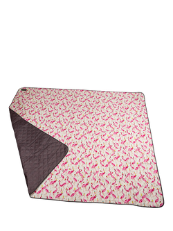 Sara Miller Flamingo Extra Large Picnic Rug, Pink - view 2, Multi