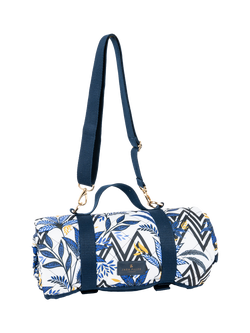 Sara Miller Anniversary Large Picnic Rug, Blue - view 2, Blue