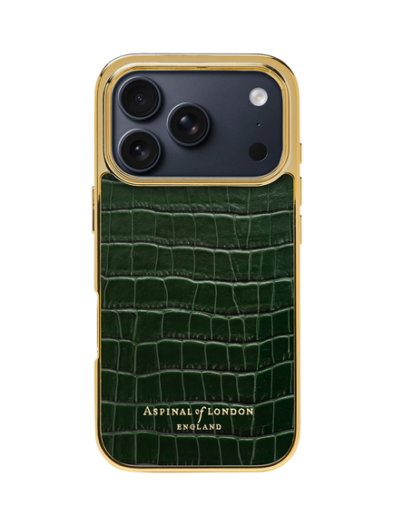 Aspinal of London iPhone 17 Pro Leather Case, Evergreen, Evergreen