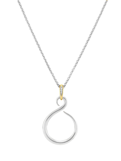 Dinny Hall Toro Lasso Pendant Necklace, Silver, Silver