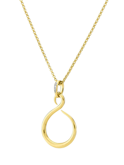 Dinny Hall Toro Lasso Pendant Necklace, Yellow, Yellow