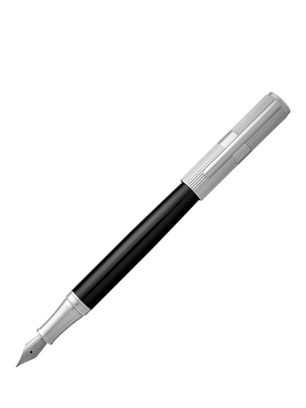 HUGO BOSS Formation Line Fountain Pen, Silver, Silver