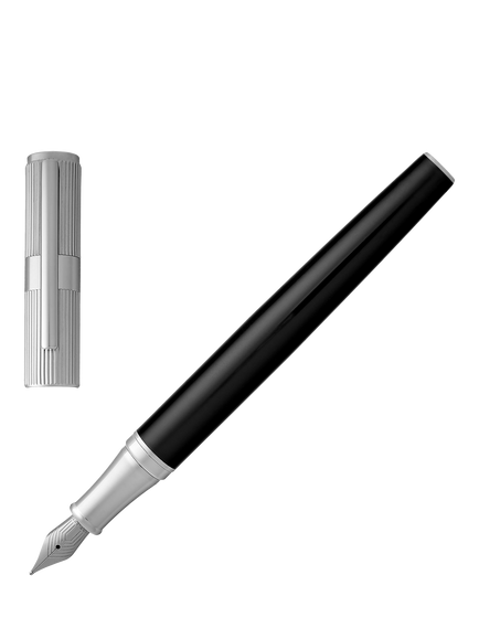 HUGO BOSS Formation Line Fountain Pen, Silver - view 2, Silver