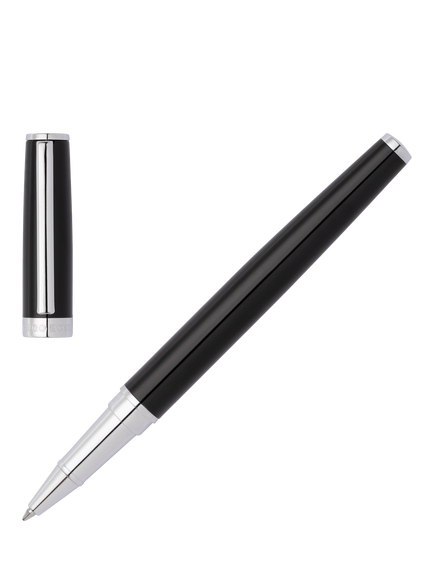 HUGO BOSS Icon Gear Rollerball Pen, Black, Black