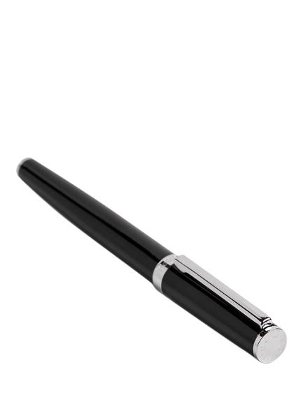 HUGO BOSS Icon Gear Rollerball Pen, Black - view 2, Black