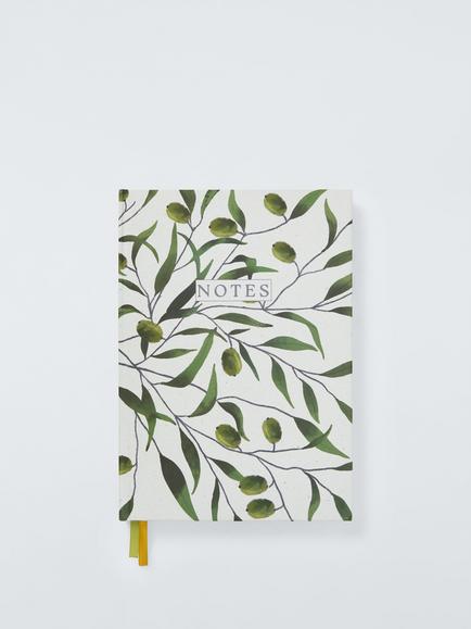John Lewis B5 Branching Out Notebook, Green, Green