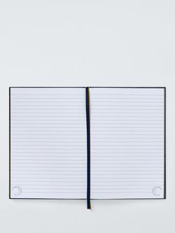 John Lewis B5 Midnight Notebook, Blue - view 2, Blue