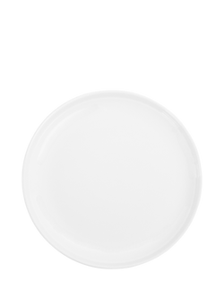 OMADA Linea Porcelain Dinner Plates, Set of 4, 26.5cm, White, White