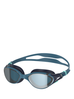 Speedo Biofuse 2.0 Swimming Goggles, Border Blue/Cobalt, Border Blue/Cobalt
