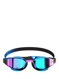 Speedo Fastskin Hyper Elite Mirror Swimming Goggles, Mayan Blue/Smoke - view 2, Mayan Blue/Smoke