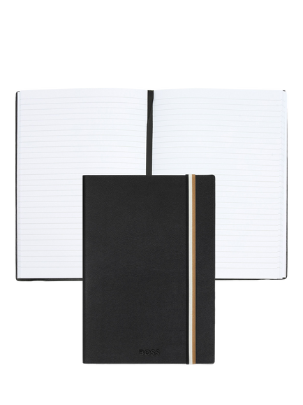 HUGO BOSS A5 Iconic Notebook, Black - view 2, Black
