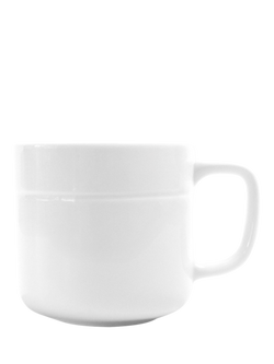 OMADA Linea Porcelain Mug, 380ml, White, White