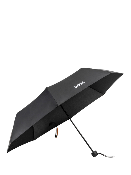 HUGO BOSS Mini Iconic Umbrella, Black, Black