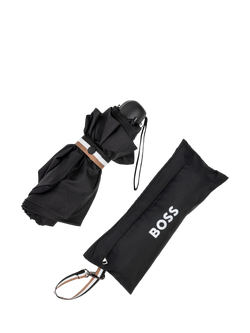 HUGO BOSS Mini Iconic Umbrella, Black - view 2, Black