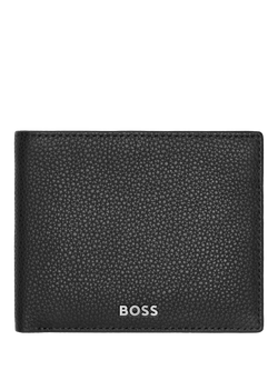 HUGO BOSS Classic Grained Wallet, Black, Black