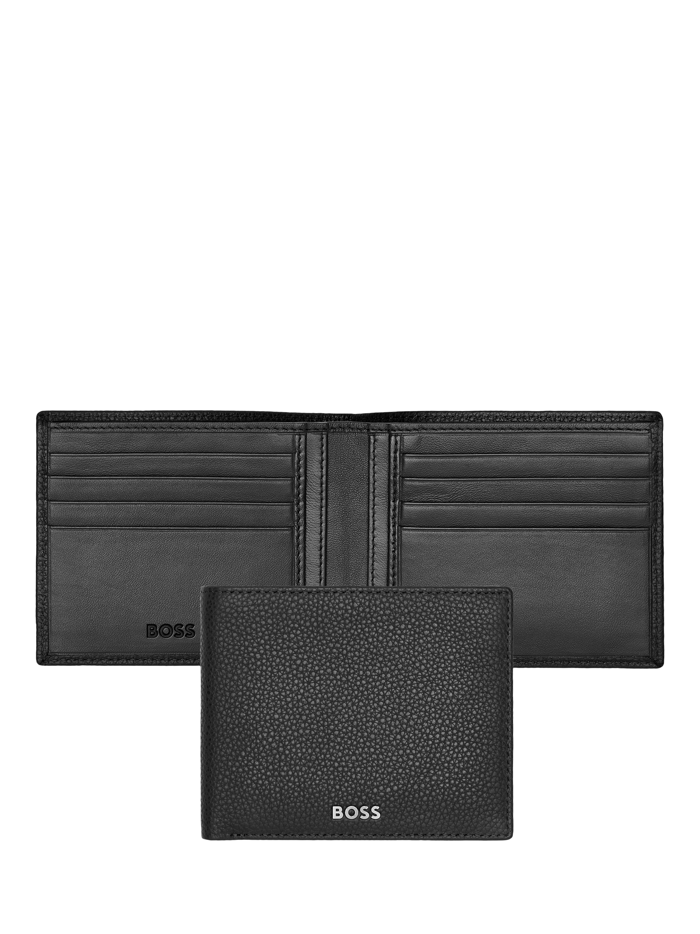 Product image 2 of 7, which shows HUGO BOSS Classic Grained Wallet, Black