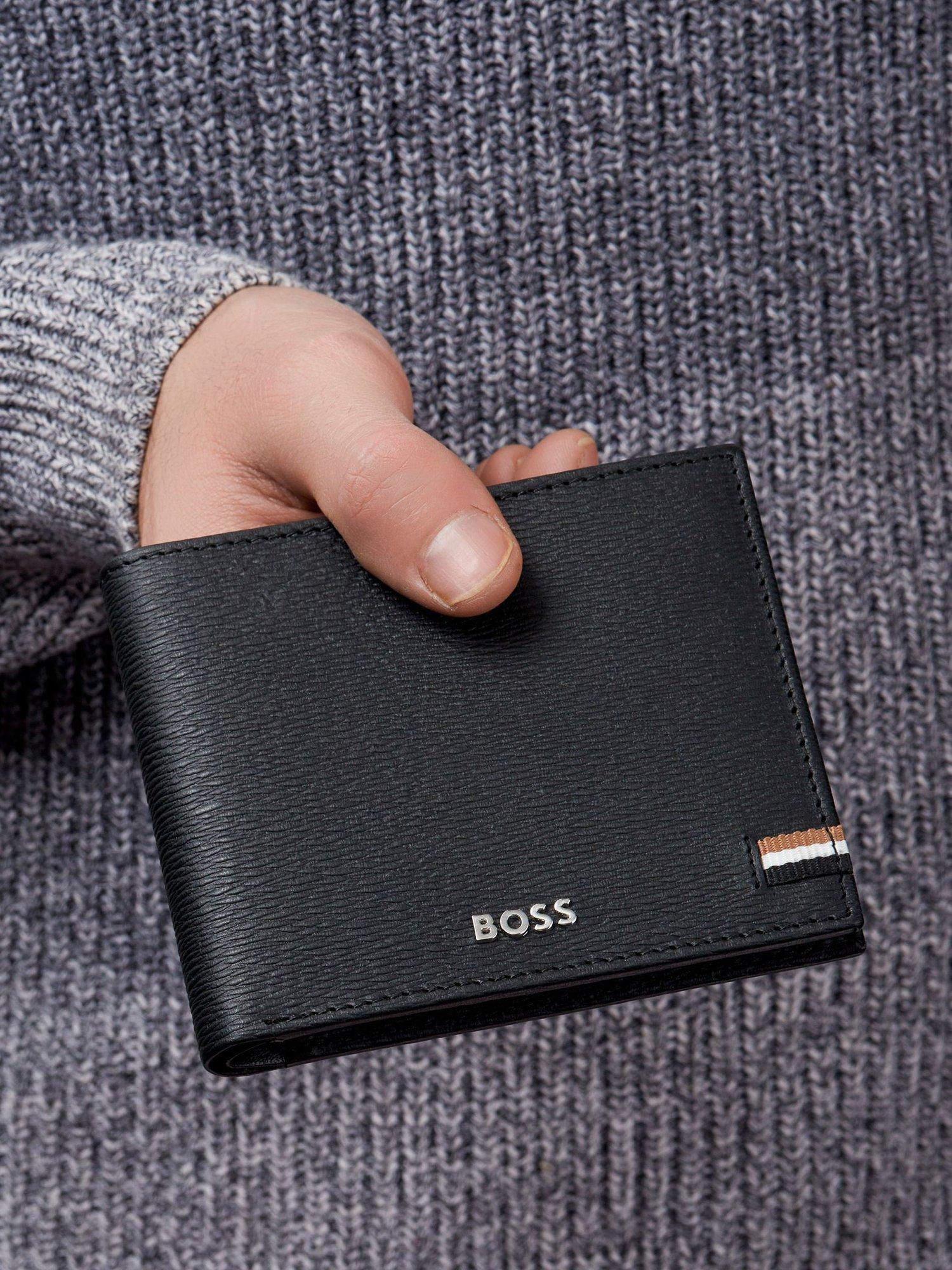 Product image 5 of 7, which shows HUGO BOSS Iconic Leather Wallet, Black