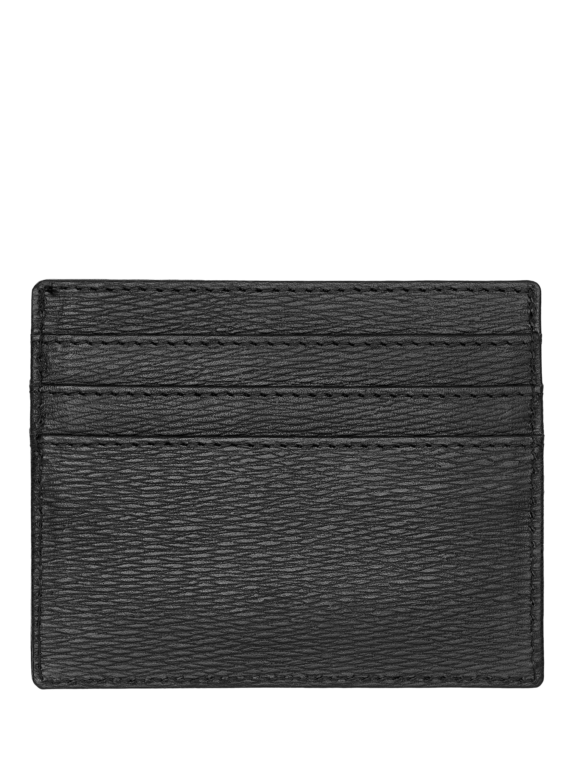 Product image 5 of 6, which shows HUGO BOSS Iconic Leather Card Holder, Black