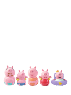 Peppa Pig Family Squirters Bath Toy, Pack of 5, Multi