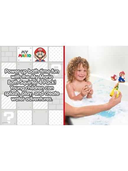 Nintendo Super Mario Bros My Mario Bath Squirter Set, Pack of 4 - view 2, Multi