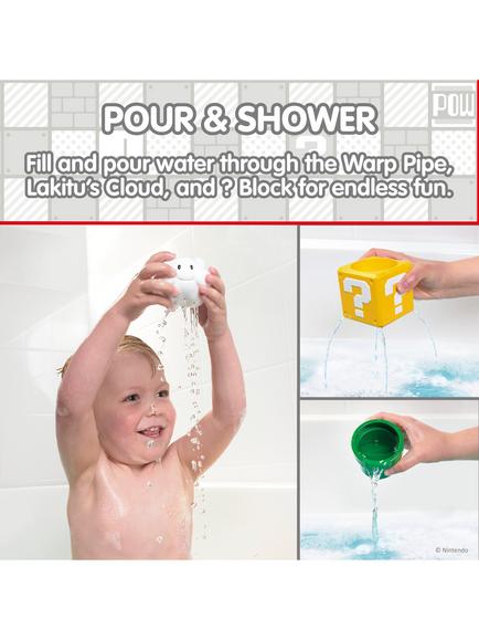 Nintendo Super Mario My Mario Pour & Nest Bath Set - view 2, Multi