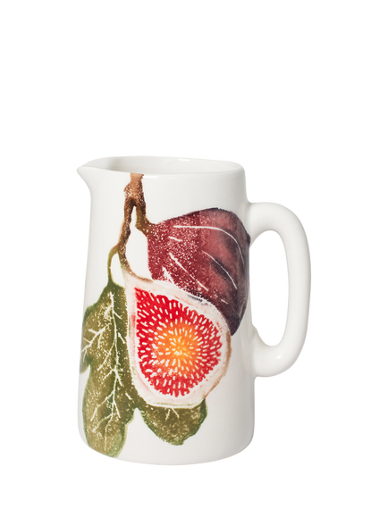 BlissHome Fig Earthenware Pitcher, 1L, Purple, Purple