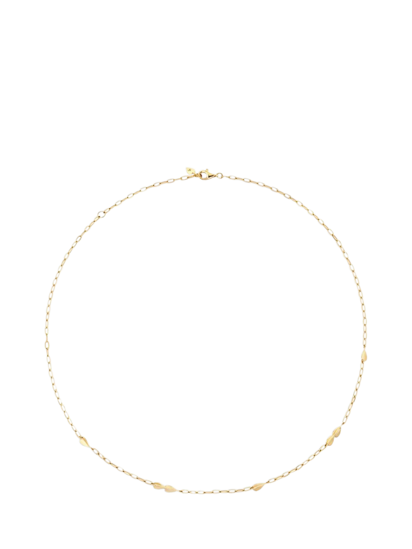 Product image 1 of 3, which shows Dinny Hall Folded Heart Neckace, Gold