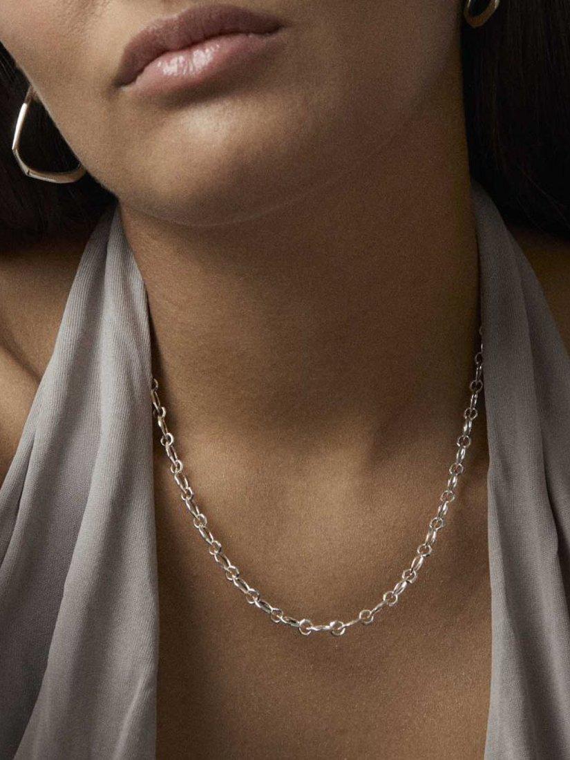 Product image 2 of 3, which shows Dinny Hall Thalassa Link Necklace, Silver